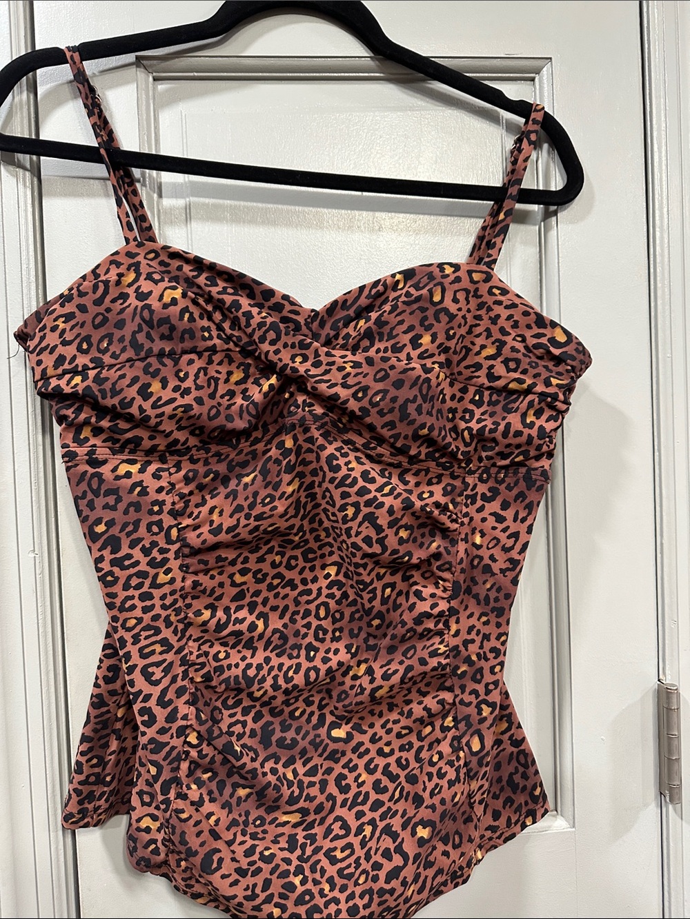 SPANX Rust Pink Leopard-Print Kids One-Piece